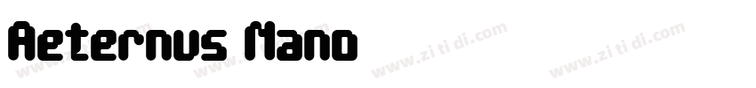 Aeternus Nano字体转换
